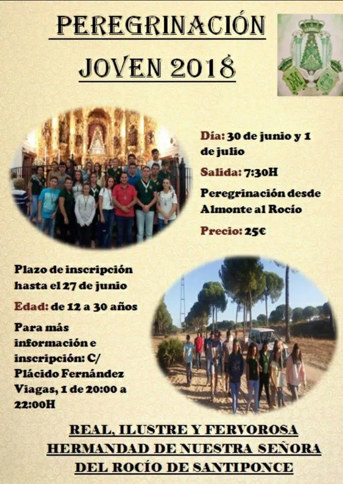 Santiponce peregrinacion joven