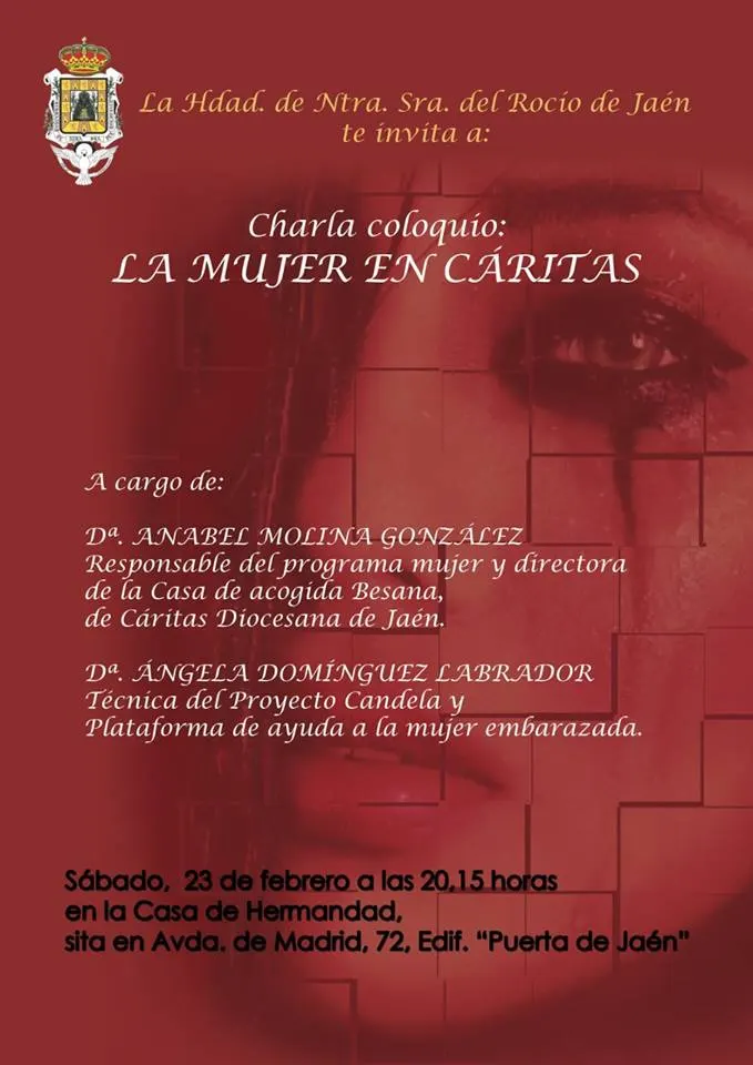 Jaen conferencia la mujer en caritas