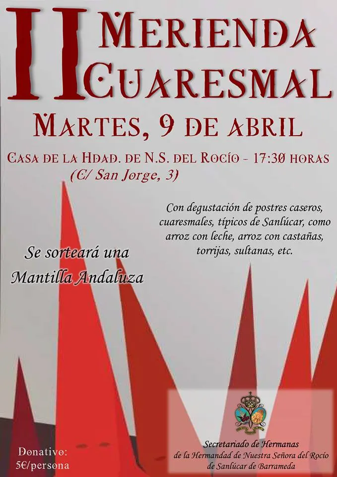 Sanlucar de barrameda rocio II merienda cuaresmal
