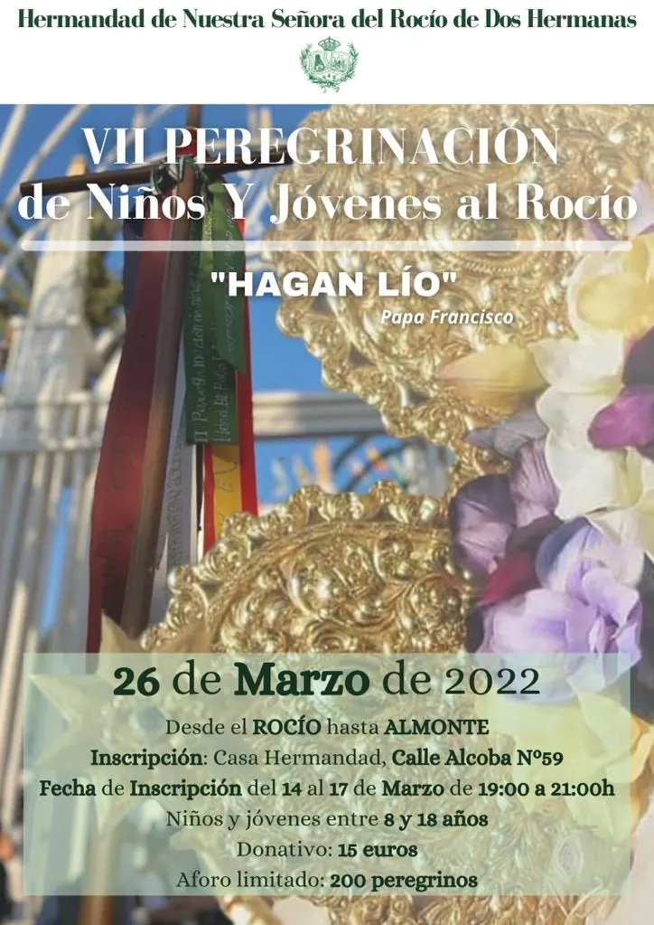 Dos Hermanas Rocio VII peregrinacin niños 2022