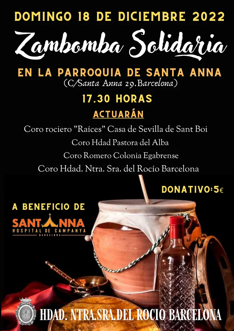 rocio barcelona ZAMBOMBA SOLIDARIA 2022