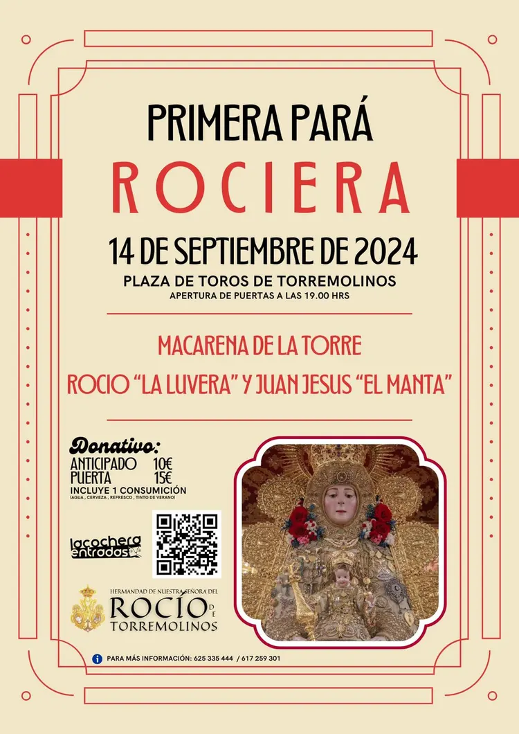 rocio torremolinos primera para rociera 2024
