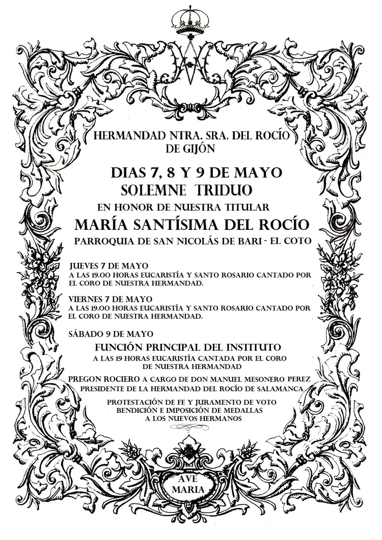 TRIDUO HDAD ROCÍO GIJÓN