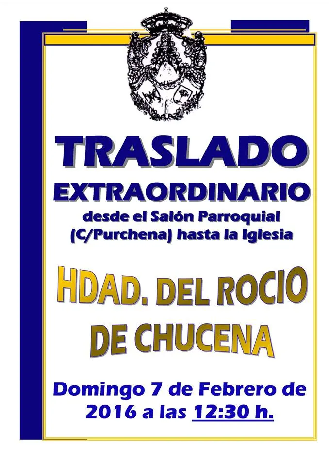 Chucena traslado