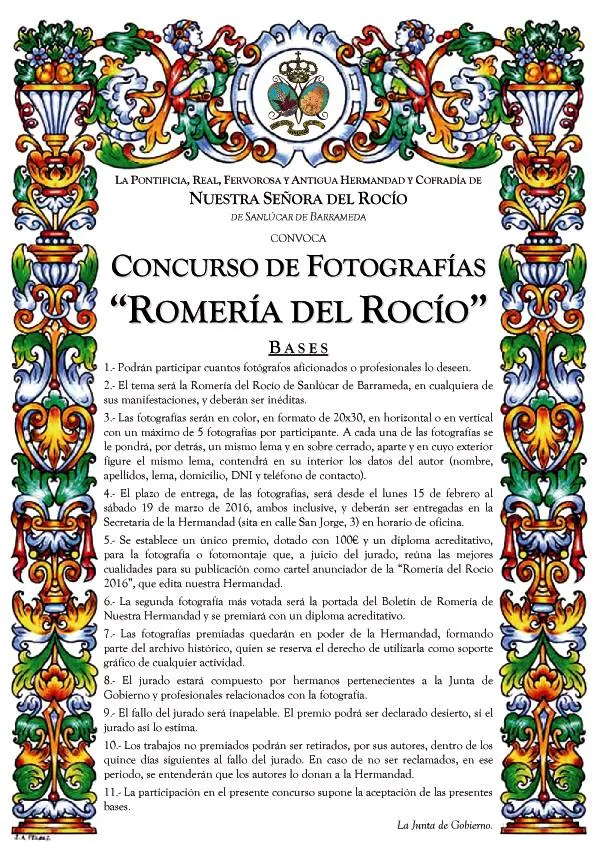 Sanlucar fotos romeria concurso 2016
