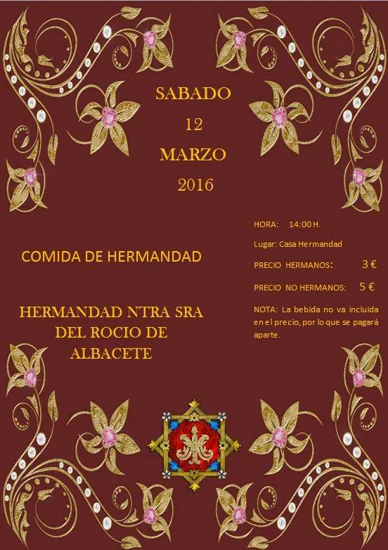 Albacete comida hermandad 2016