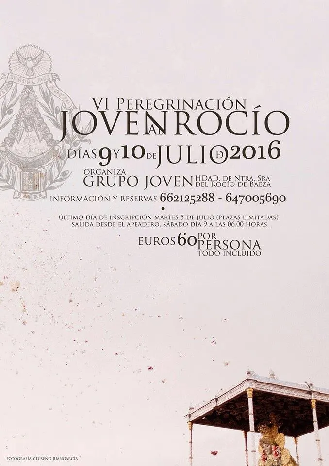 Baeza peregrinacion joven