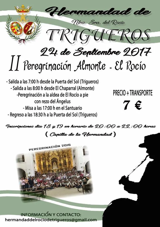 Trigueros peregrinacion al rocio 2017