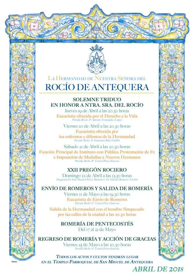 Antequera triduo 2018