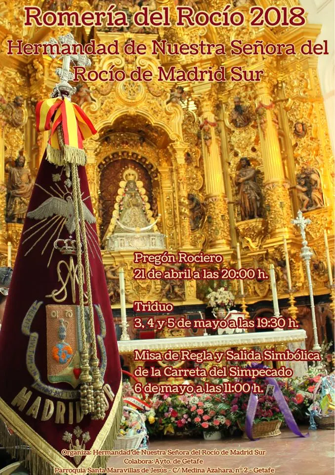 Madrid sur cartel rocio 2018