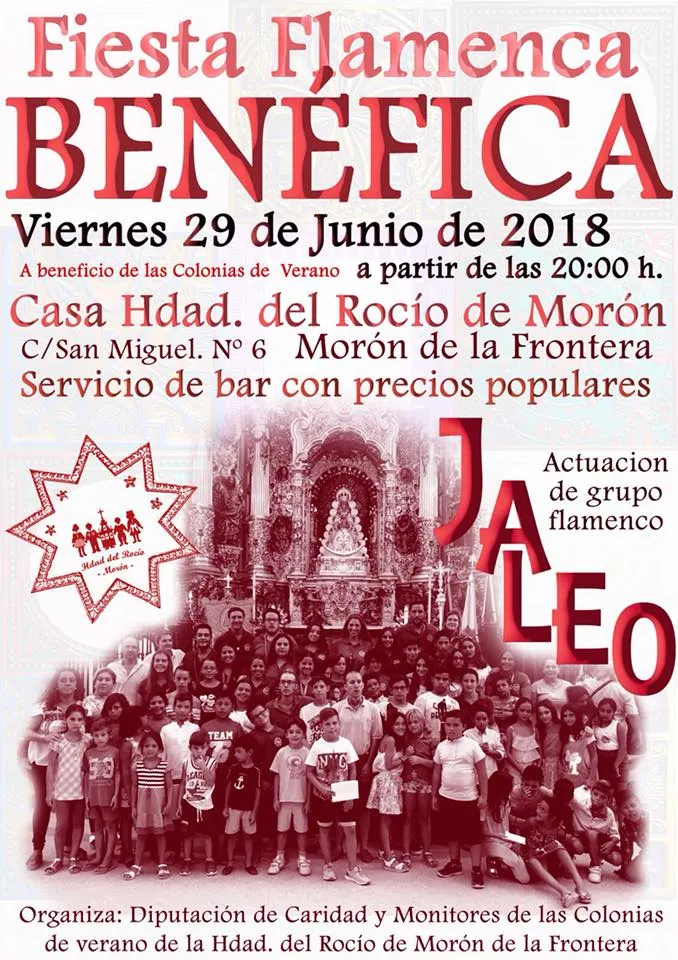 Moron fiesta benefica 2018