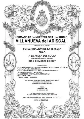 Villanueva del Ariscal Peregrina tercera edad