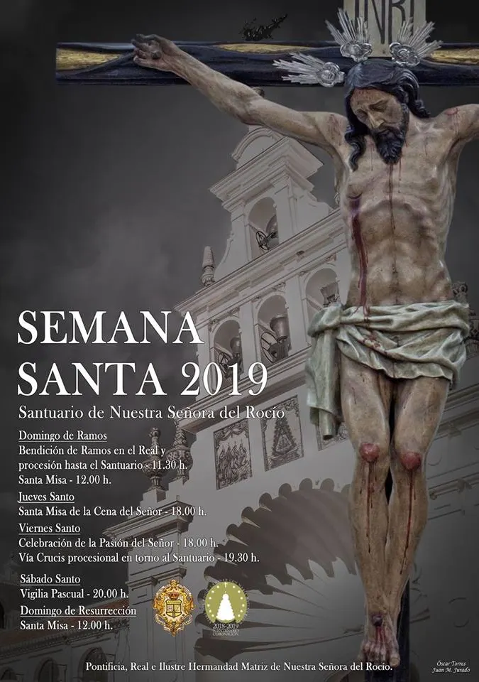 Semana santa en el santuario del rocio 2019