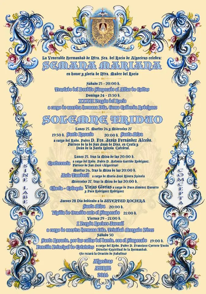 Algeciras Triduo 2016
