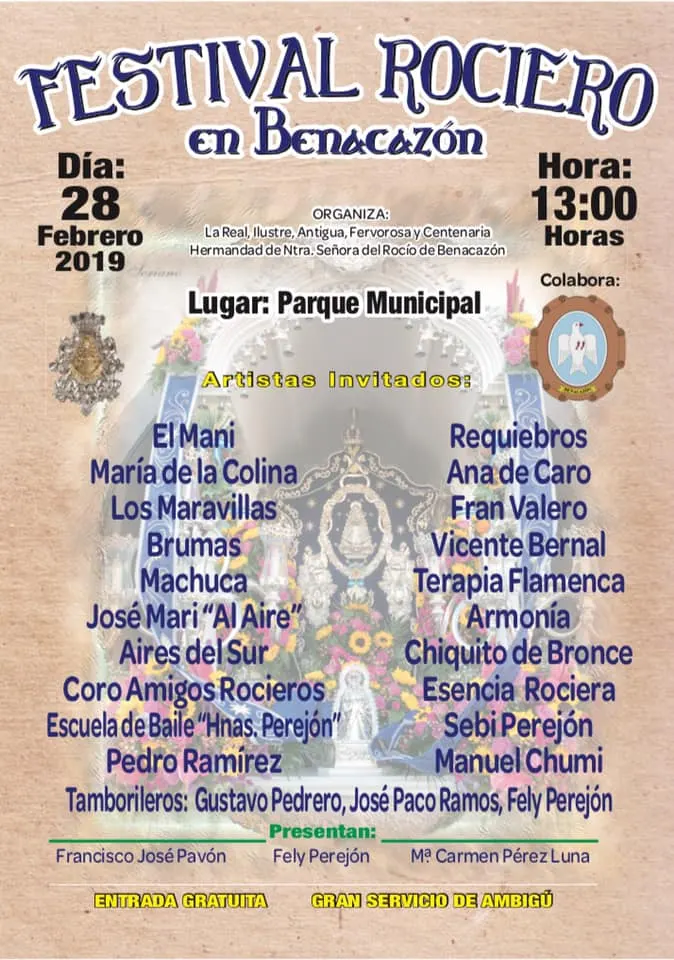 Benacazon festival rociero 2019