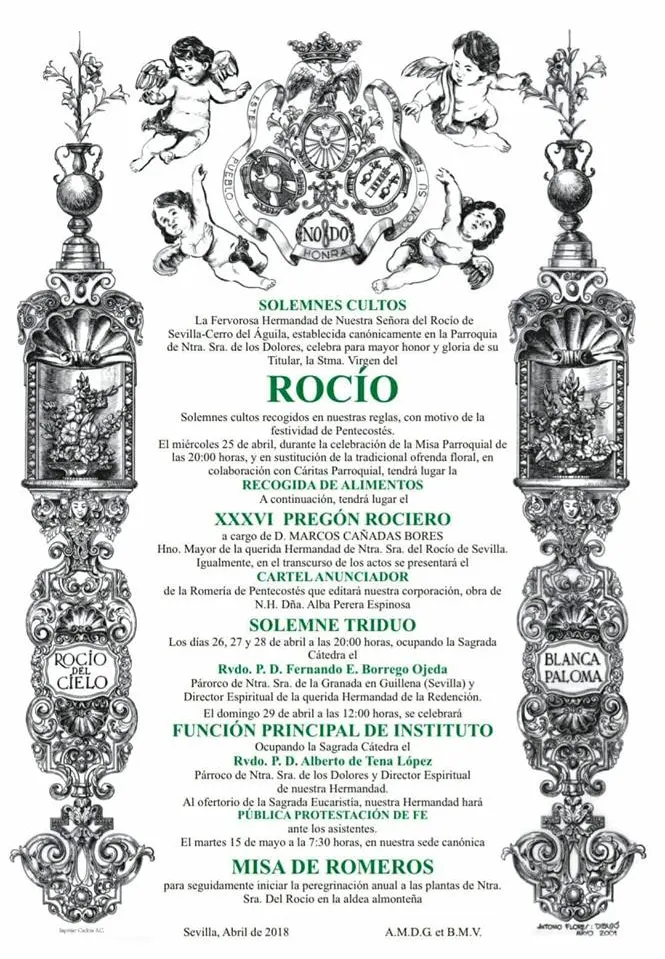 Cerro del aguila pregon rocio 2018