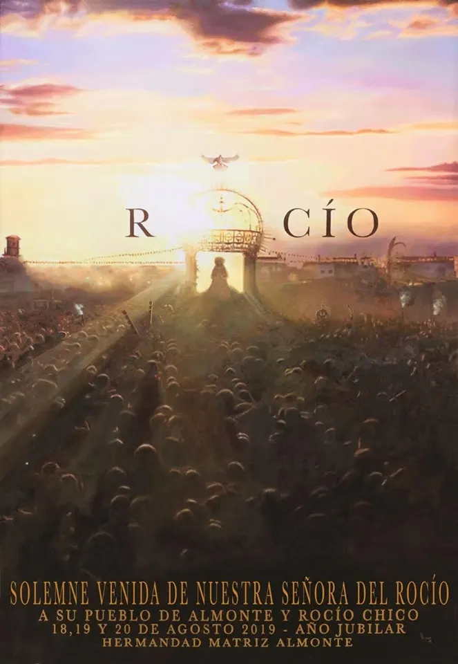 Venida virgen rocio 2019-cartel