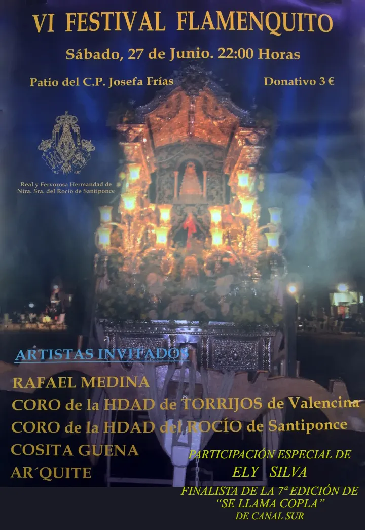 VI Festival Flamenquito_Cartel santiponce