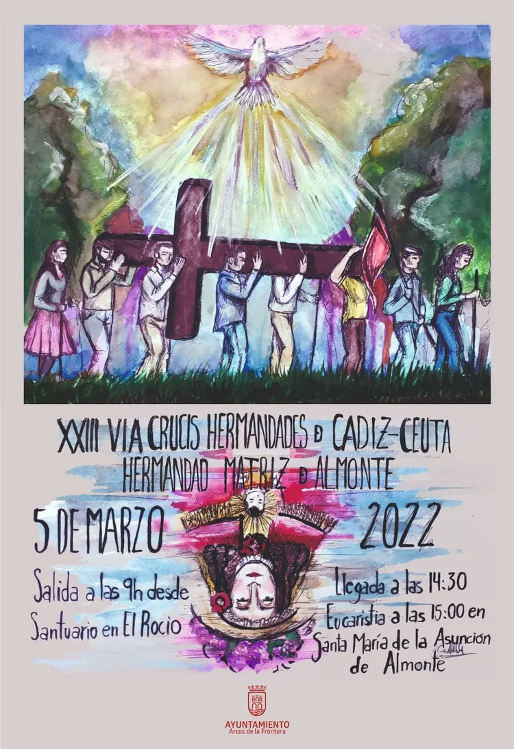 Via crucis hermandades de cadiz y ceuta al rocio 2022