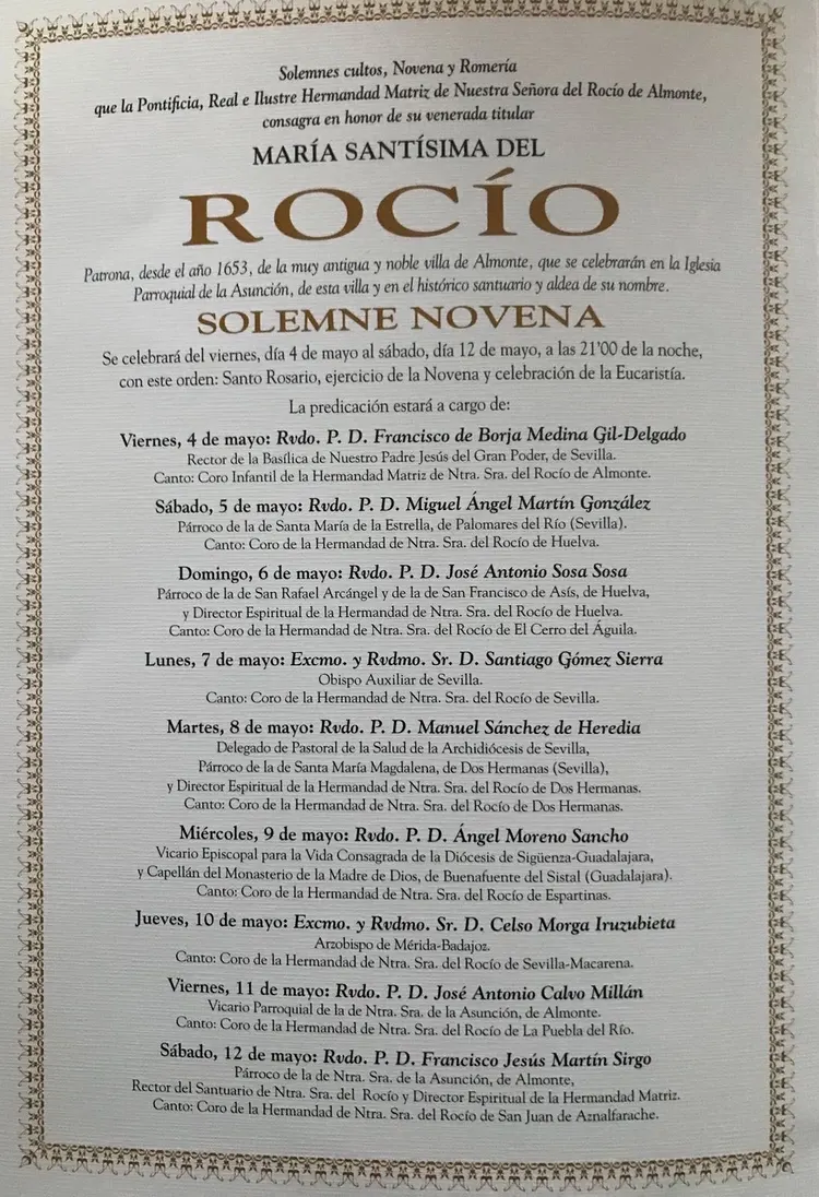 Programa rocio 2018