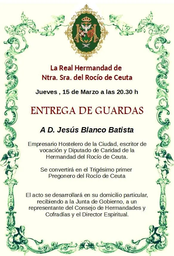 Ceuta entrega guardas pregon 2018