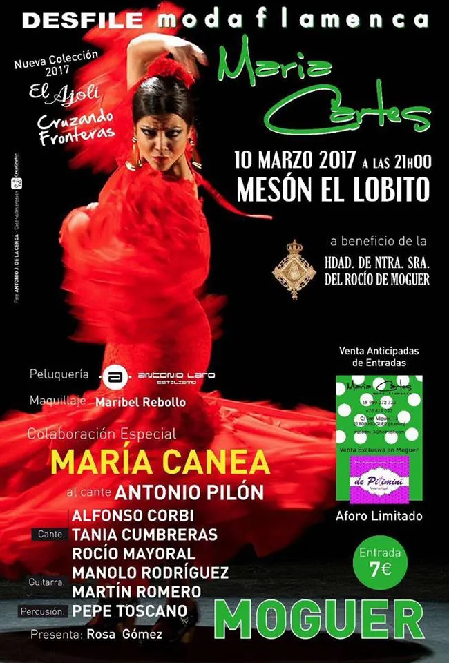 Moguer desfile flamenca