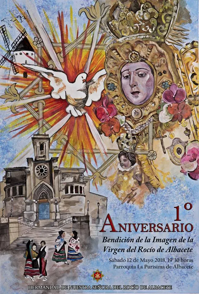 1 aniversario Bendicion virgen rocio de albacete