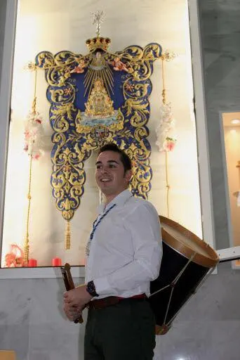 Jacinto García, pregonero de la Hermandad del Rocio de Garrucha