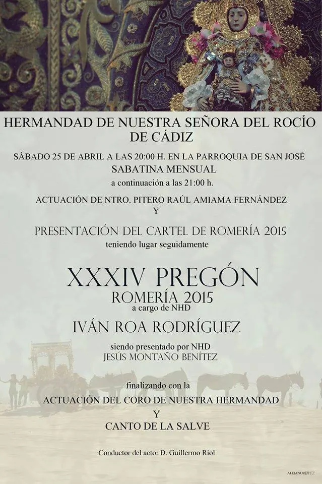 Cadiz pregon 2015