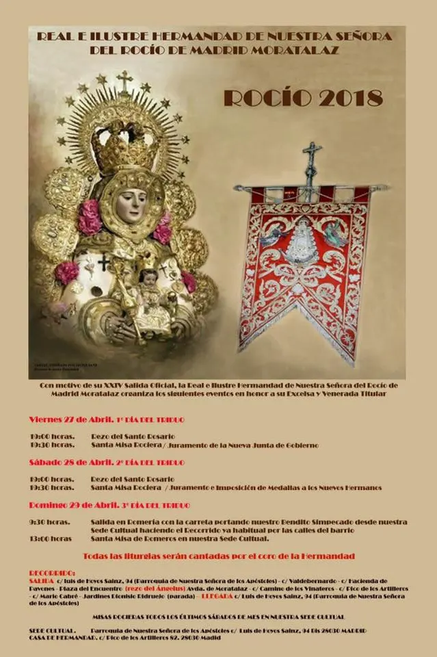 Moratalaz triduo rocio 2018