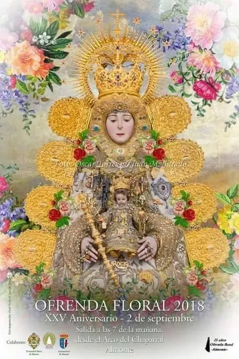 Ofrenda floral rocio 2018