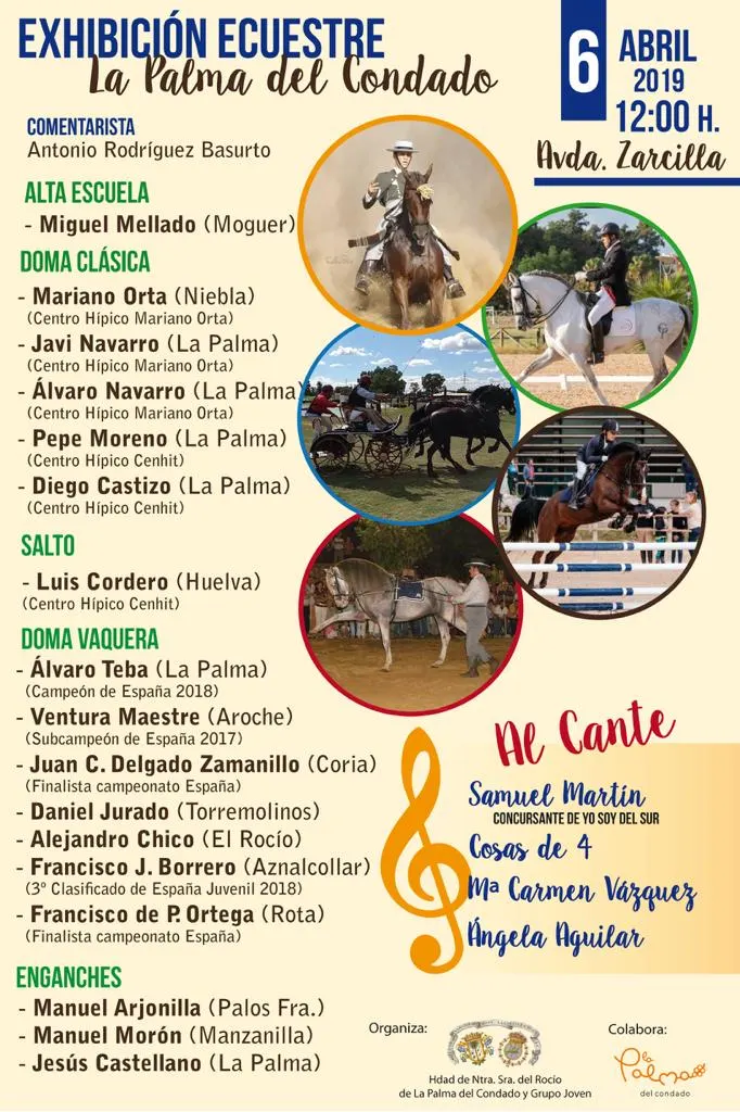 La Palma del condado exhibicion ecuestre 6 de abril