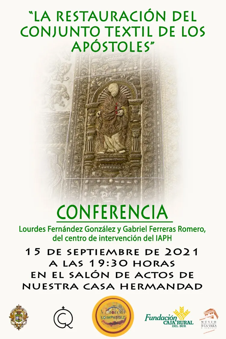 conferencia restauracion traje apostoles rocio