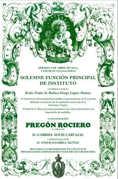 Escacena Pregon 2016