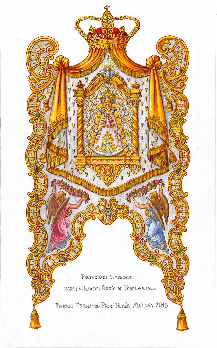 Simpecado Hdad. Ntra. Sra. del Rocío de Torremolinos