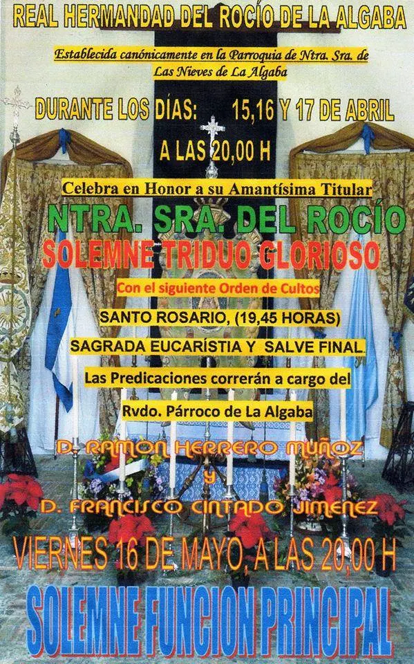 La Algaba triduo 2015