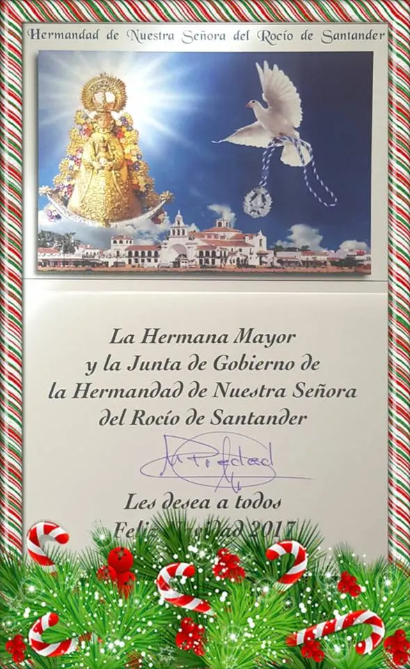 Santander felicita navidad rocio