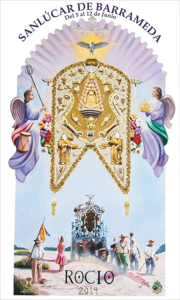 Cartel Rocio 2019 Sanlucar barrameda