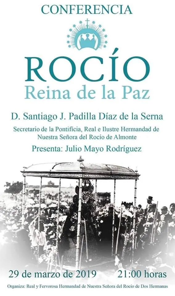 Rocio reina de la paz en dos hermanas