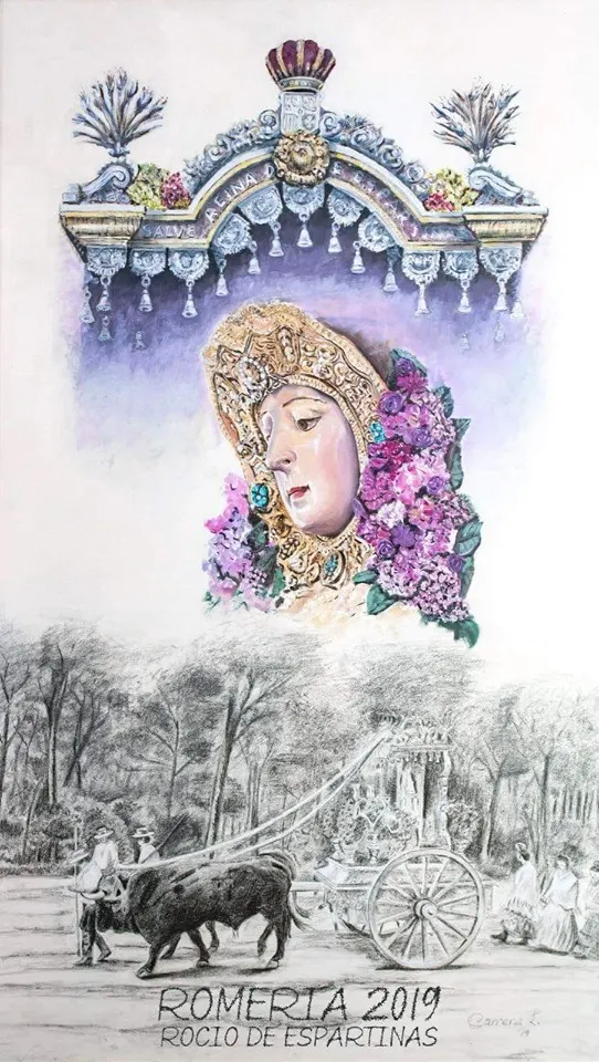 Espartinas cartel rocio 2019