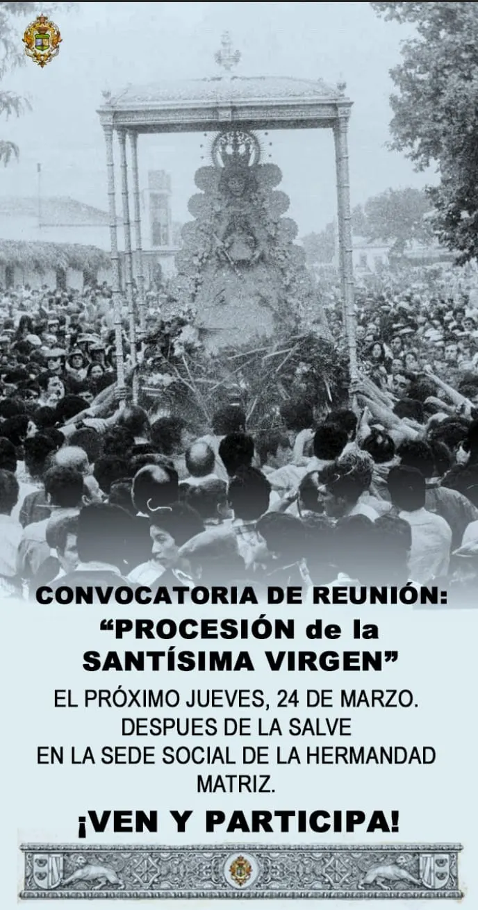 Reunion procesion rocio 2022