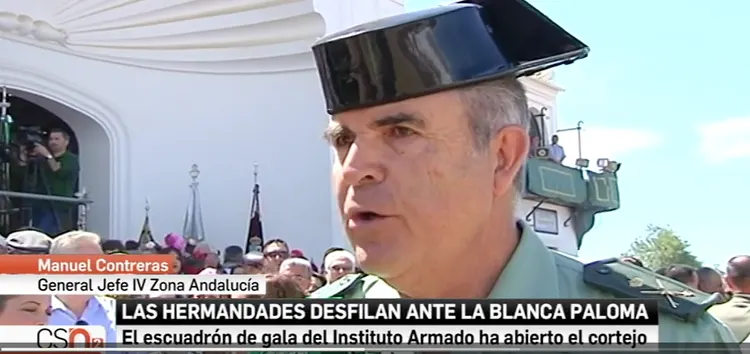 Guardia civil homenaje en el rocio por 175 aniversari