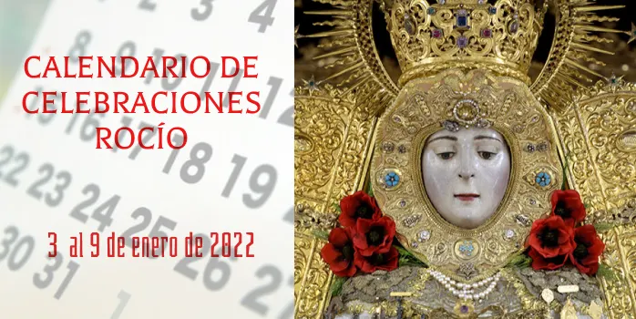 Diseño calendario 3 a 9 de enero 2022