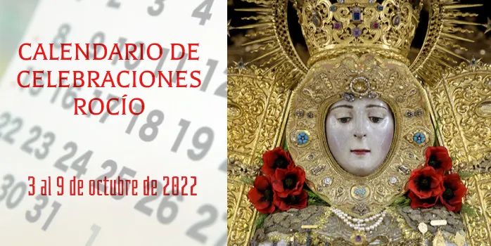 Calendario de celebraciones eocio 3 al 9 de octubre 2022