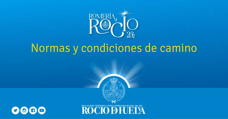 Rocio huelva normas camino 2022