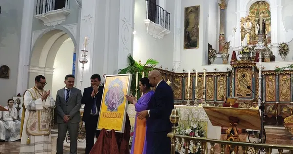 presentación del cartel y traslado del Simpecado de Emigrantes-2
