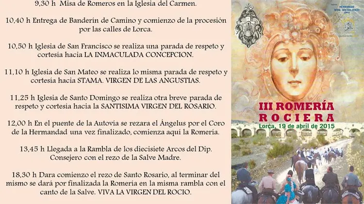 lorca romeria del rocio 2015