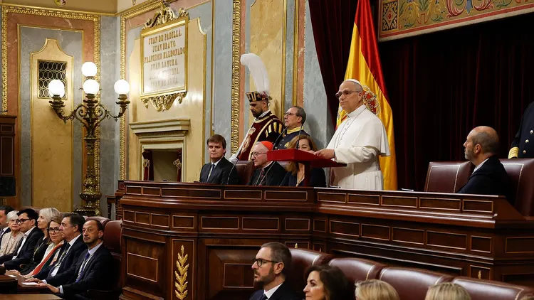 discurso papa leon XIV en congreso