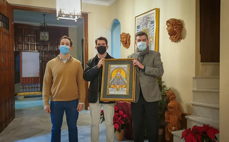 Donacion cuadro a la virgen rocio 2021-1