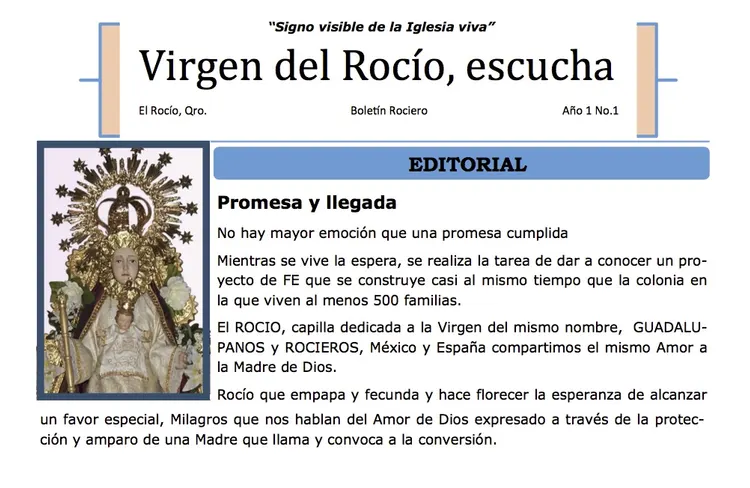 BOLETiN ROCIERO mejico